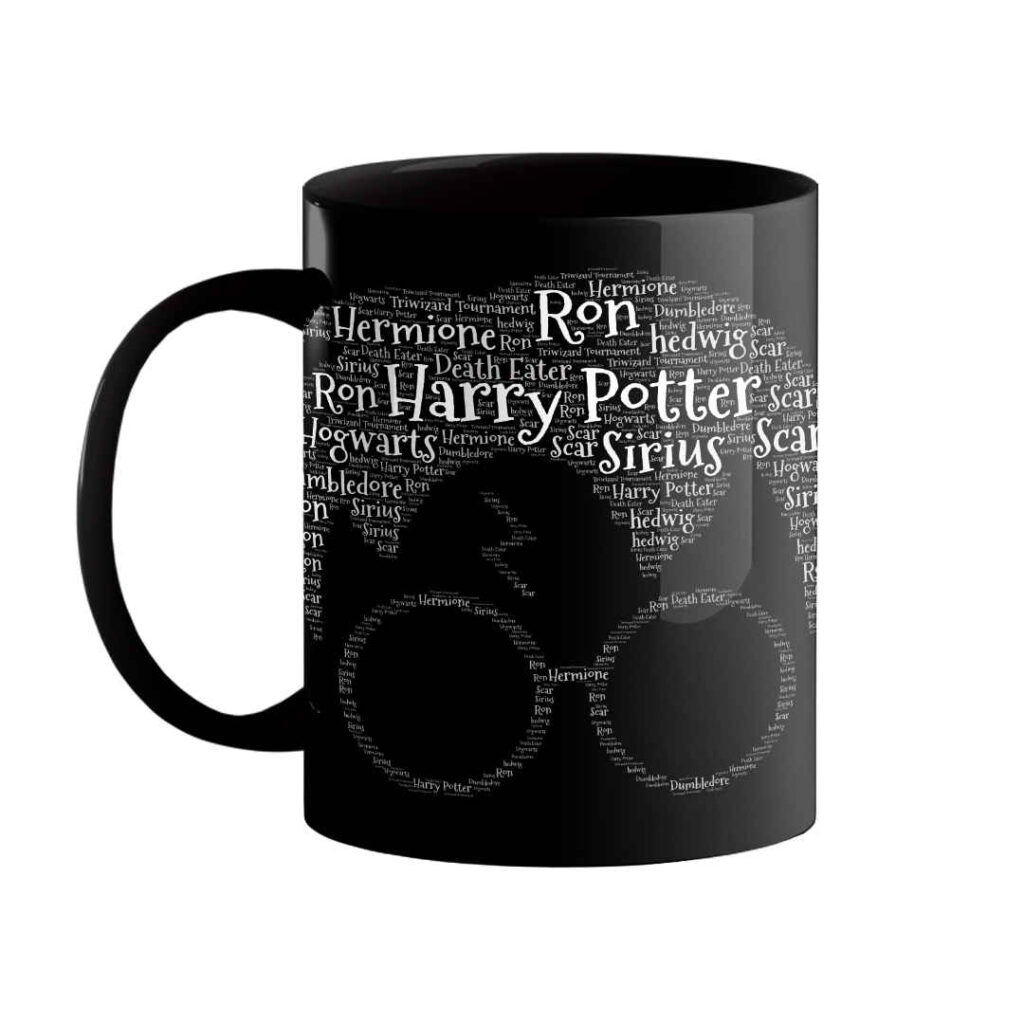 Mug à café en céramique Harry Potter – Design inspiré sombre