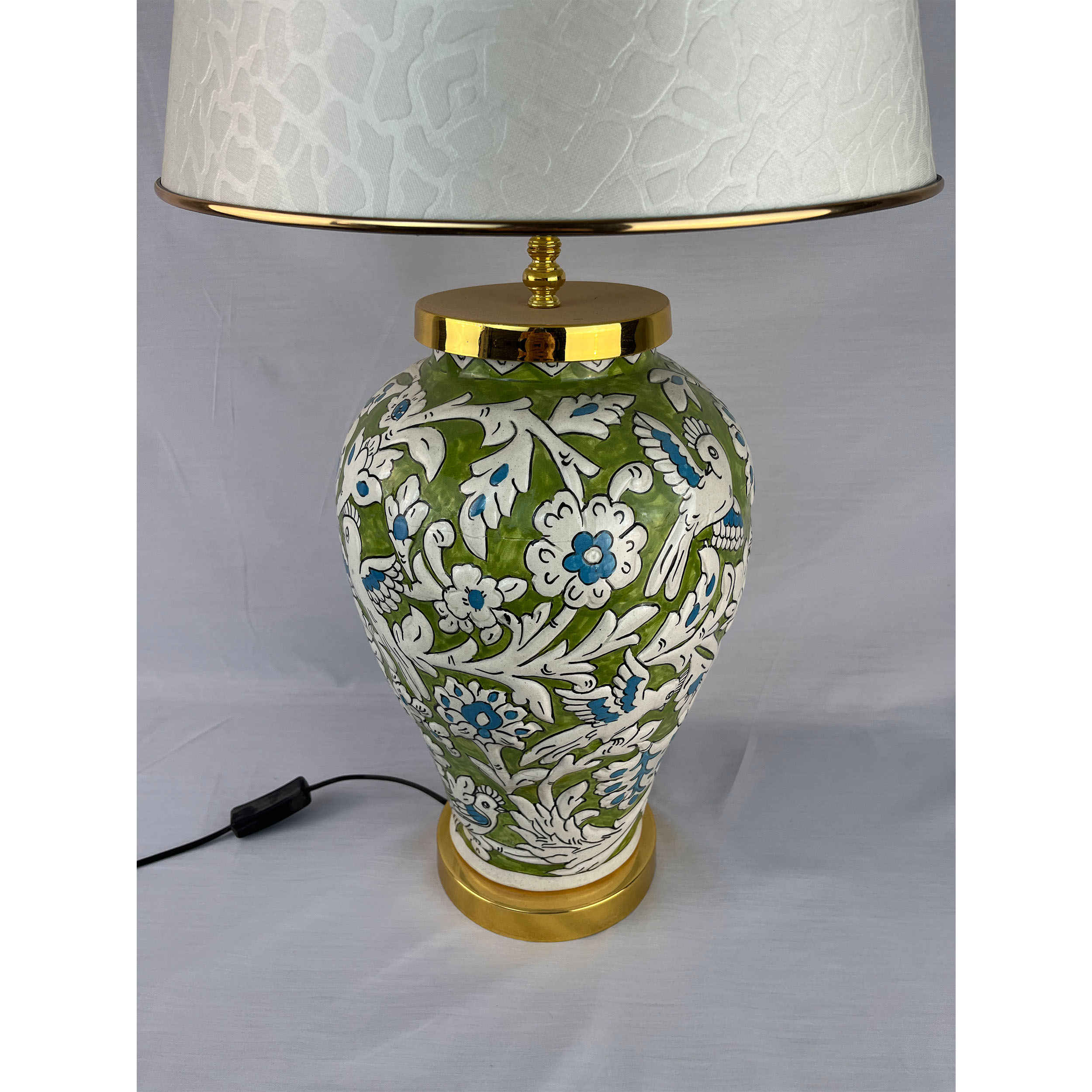 Lampe de table vase en céramique faite main – pour toute décoration