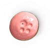 Porte-encens en poterie fait main – Design bol rose