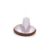 Porte-encens en poterie fait main – Design lilas roche