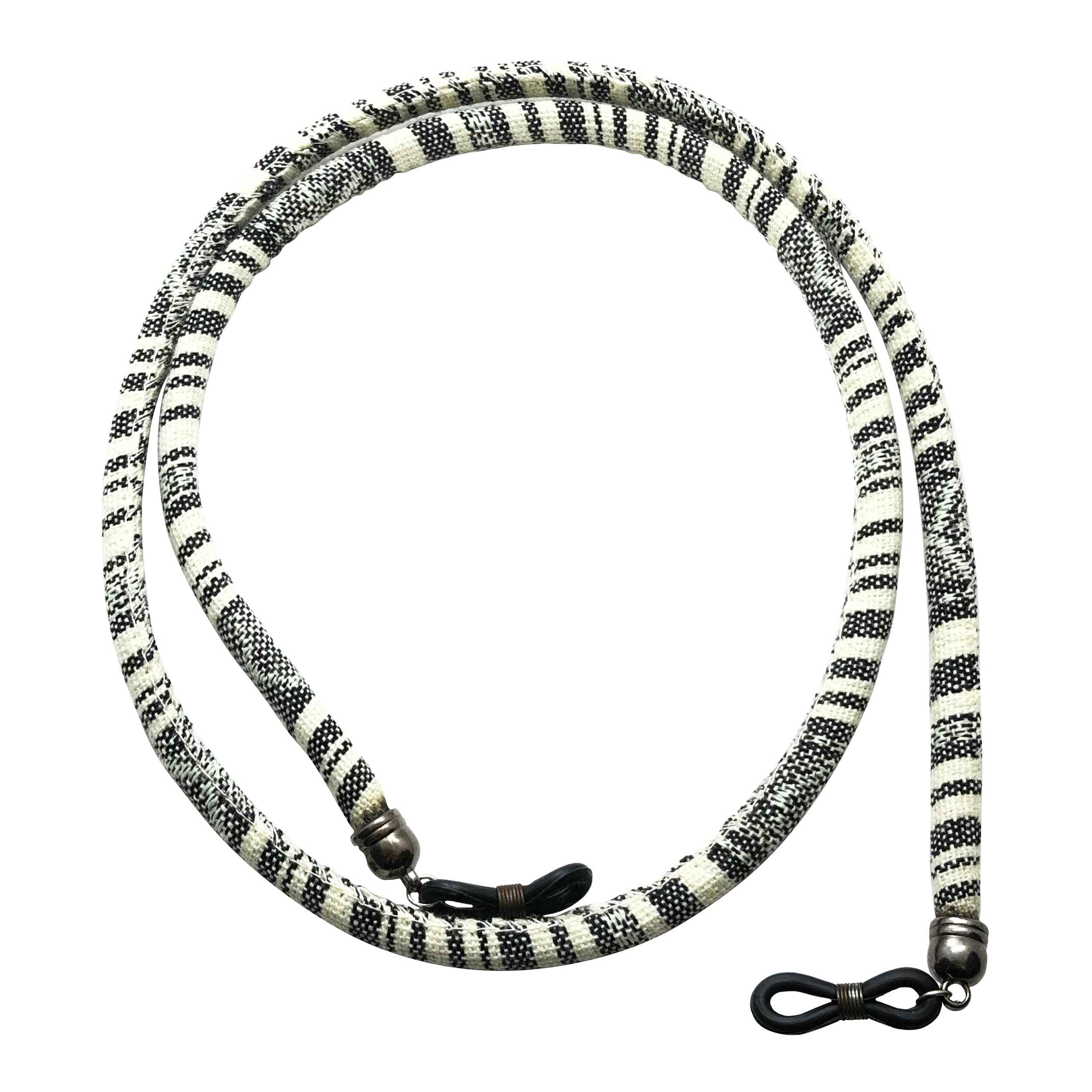 Sangle de lunettes – Design traditionnel noir & blanc