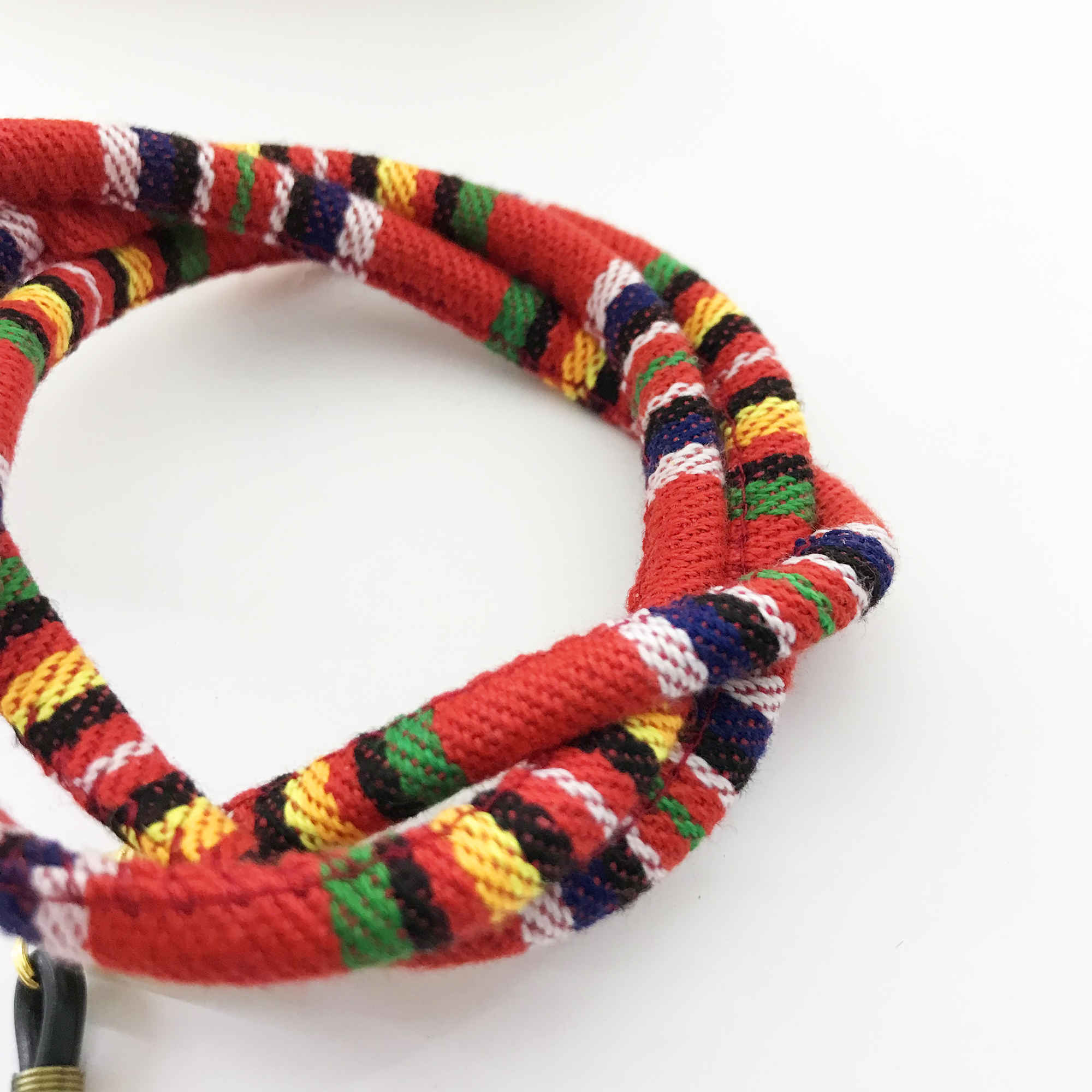 Sangle de lunettes – Design rayé rouge