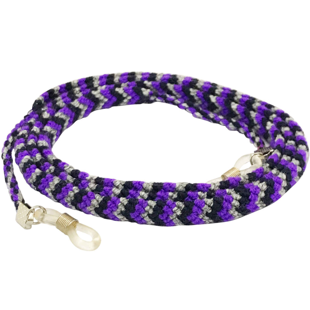 Sangle de lunettes – Design tricoté traditionnel