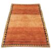 Tapis Gabbeh en laine persane authentique tissé à la main en Fars Rouge Brique