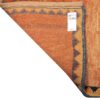 Tapis Gabbeh en laine persane authentique tissé à la main en Fars Rouge Brique
