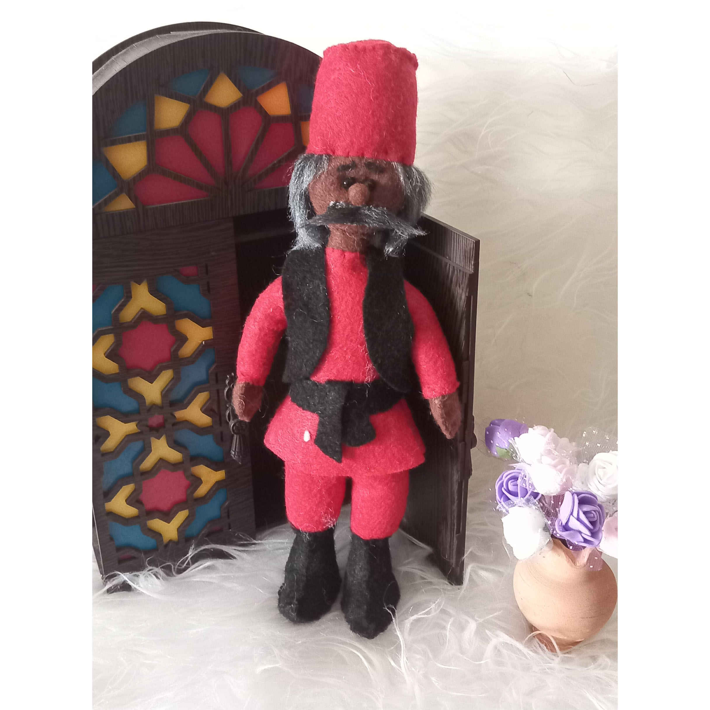 Poupée Hajji Firuz – Idéale pour le Nouvel An Iranien Norouz et Haft-Sin