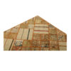 Tapis patchwork noué à la main persan vintage Leila