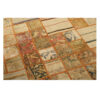 Tapis patchwork noué à la main persan vintage Leila