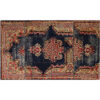 Tapis patchwork noué à la main persan vintage Saltanat
