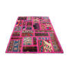 Tapis patchwork noué à la main persan vintage Zinat