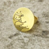 Bague Chevalière en Laiton Persan pour Femmes Calligraphie Persane