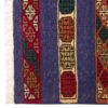 Tapis Kilim en laine persane authentique tissé à la main à Golestan Bleu