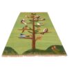 Tapis Kilim en laine persane authentique tissé à la main à Kerman Oiseau