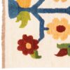 Tapis Kilim en laine persane authentique tissé à la main à Kerman Fleurs