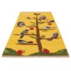 Tapis Kilim en laine persane authentique tissé à la main à Kerman Oiseau