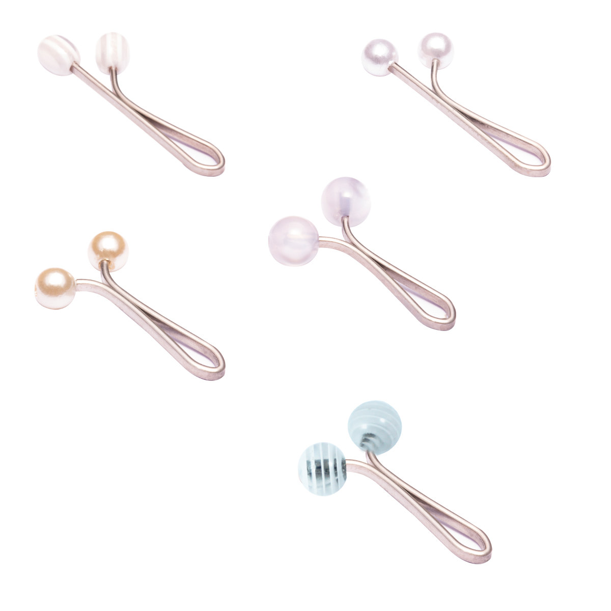 Set de Pince U pour Hijab pour Femmes Musulmanes avec Perles (5 pièces)