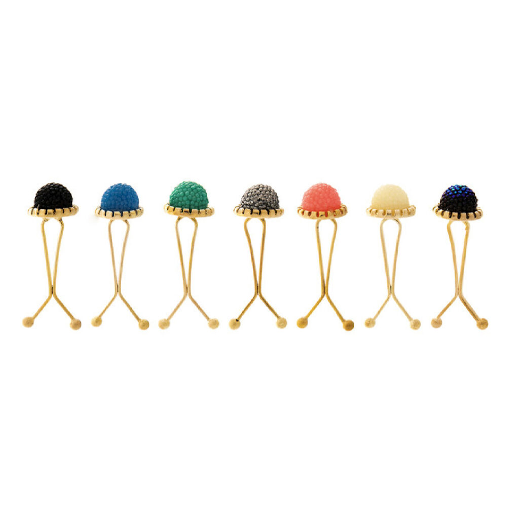 Set de Pince U pour Hijab pour Femmes Musulmanes avec Design Fleur (7 pièces)