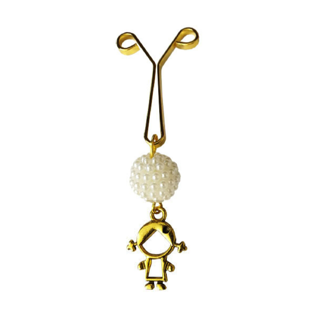 Pince U pour Hijab pour Filles Musulmanes avec Design de Perles