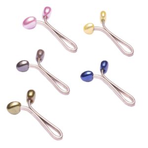 Pince U pour Hijab pour Femmes Musulmanes avec Perles Factices Colorées (5 pièces)