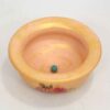 Porte-encens en poterie artisanale – Design fleurs