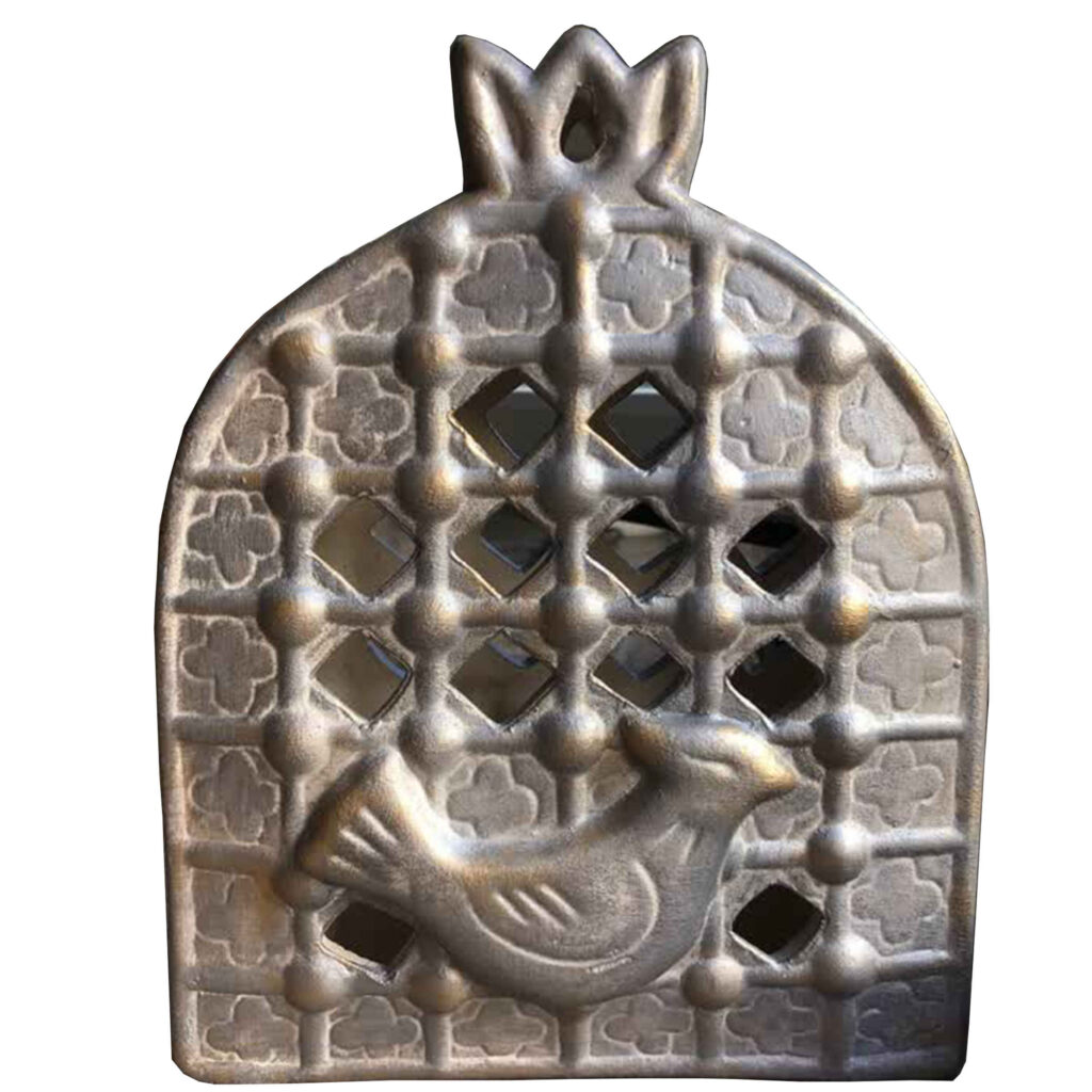 Porte-encens en poterie artisanale persane – Design Morghe Amin