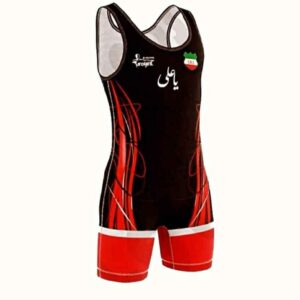 Singlet de Lutte Sans Manches pour Hommes Iranien Modèle Ya Ali