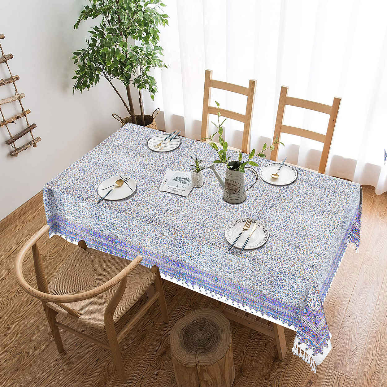 Nappe Iranienne : Impression Traditionnelle Kalamkari d’Ispahan Modèle Artémis