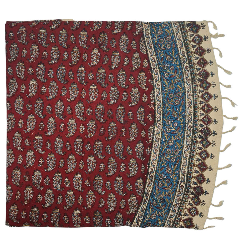 Nappe iranienne : L'art traditionnel de l'impression sur bloc Kalamkari d'Isfahan Artmis