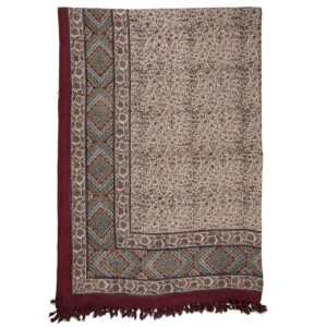 Nappe iranienne : L’art traditionnel de l’impression sur bloc Kalamkari d’Isfahan Milana