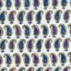 Nappe Iranienne : Impression Traditionnelle Kalamkari d'Isfahan Bloc Violet