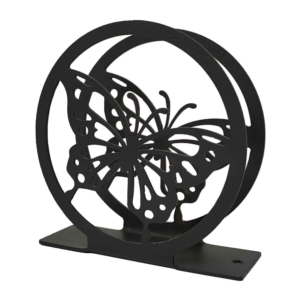 Porte-mouchoirs en forme de papillon – Design noir pour chaque pièce