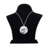 Collier islamique en acier avec médaillon Calligraphie Hasbi Allah