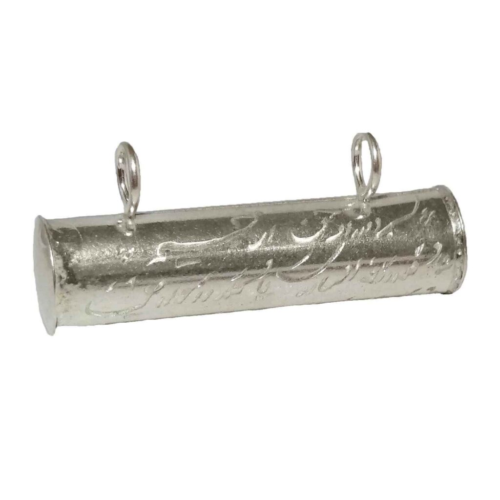 Bijou en argent islamique avec Hirz de l'Imam Jawad Symbolisme religieux