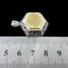 Bijou en argent islamique pour chiites avec Hirz de l'Imam Jawad