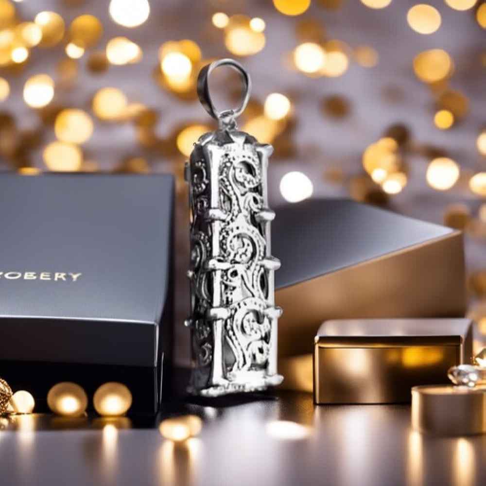 Bijou en acier islamique avec Hirz de l’Imam Jawad (A.S) Accessoire culturel