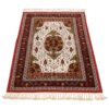 Tapis Kilim en laine persane authentique tissé à la main traditionnellement à Khorasan Rouge