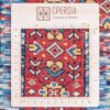 Tapis Kilim en laine persane authentique tissé à la main à Khorasan Géométrique