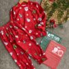 Ensemble sweat-shirt et pantalon pour enfants avec design Père Noël