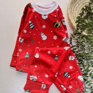 Ensemble sweat-shirt et pantalon pour enfants avec design Père Noël