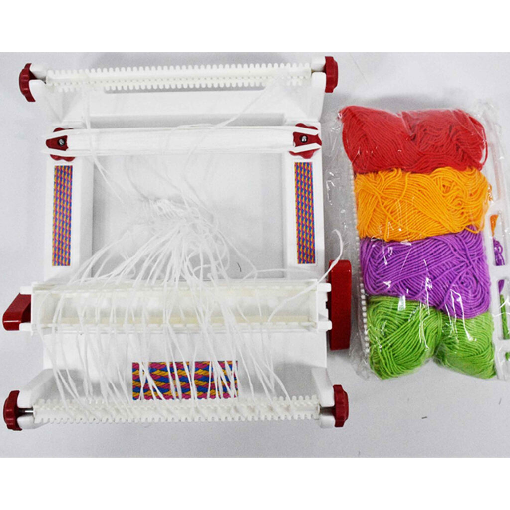 Jouet éducatif de tissage de tapis persan avec métier à tisser