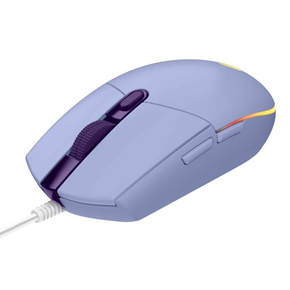 Souris de jeu Logitech avec design ergonomique G203