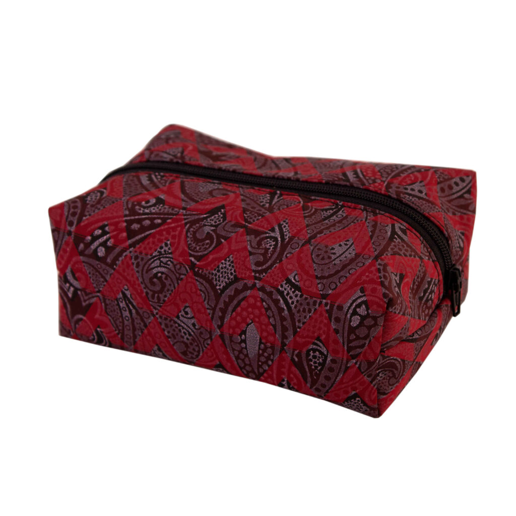 Trousse de maquillage persane en tissu cachemire style traditionnel pour femme