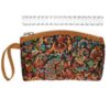 Trousse de maquillage persane en tissu Termeh à motif cachemire pour transporter des cosmétiques