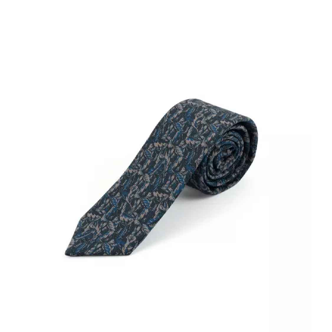 Cravate pour homme - Style artistique en bleu pour une élégance intemporelle