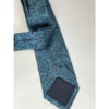 Cravate pour homme - Style élégant Paisley en bleu en soie