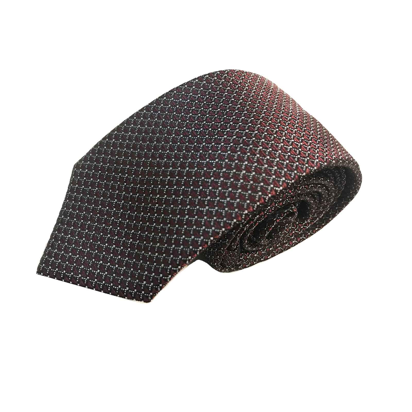Cravate pour homme - Élégance bordeaux pour une fête de mariage