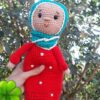 Amigurumi Poupée en Crochet Fait Main avec Hijab – Modèle Islamique Zainab | Jouet en Peluche Doux