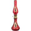 Ensemble lampe à huile persane au kérosène avec bougeoir – motif Shah Abbasi