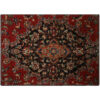 Tapis patchwork noué à la main persan vintage Heriz