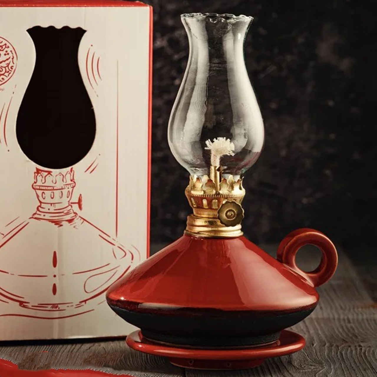 Lampe à huile persane en poterie – idéale pour la décoration de la nuit de Yalda